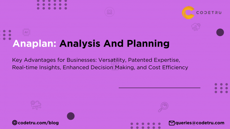 anaplan analysis and planning