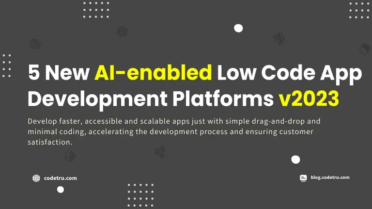 AI-enabled Low Code App Development Platforms