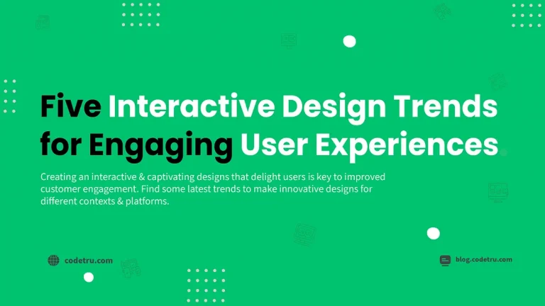 interactive design trends