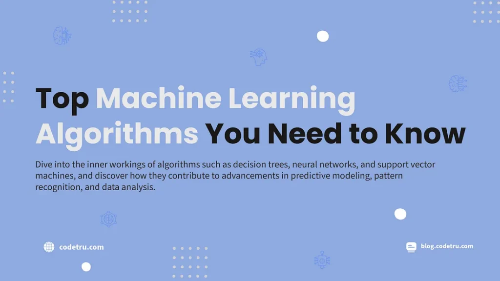 top machine learning algorithms