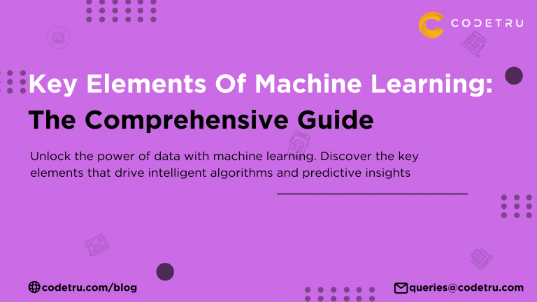 key elements of machine learning