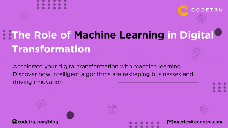 machine learning role in digital transformation