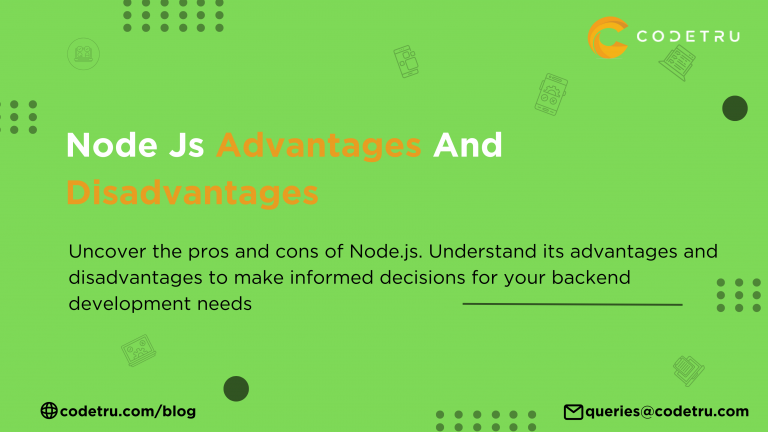 node js advantages and disadvantages