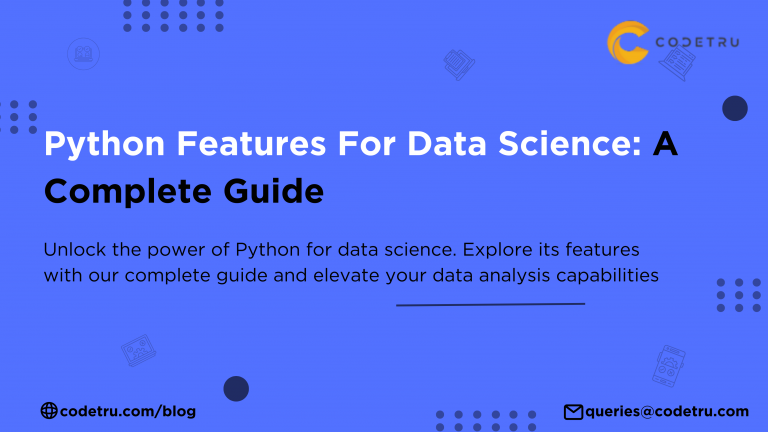 python features for data science