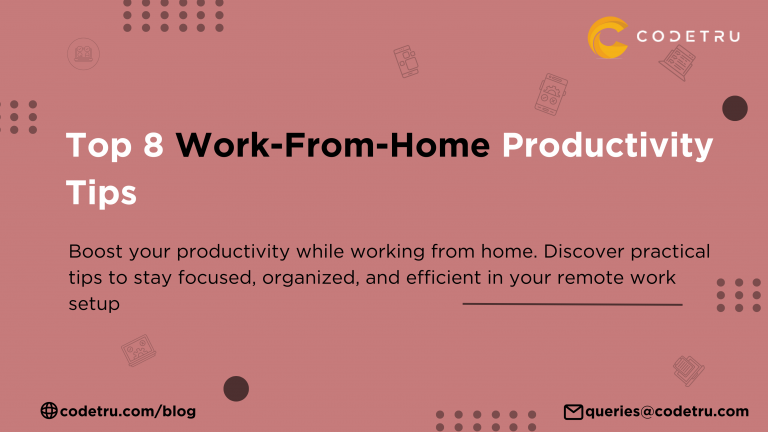 work form home productivity tips